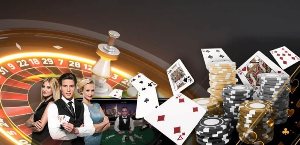 Illustration of warning signs for problem gambling, with Nustar's brand colors